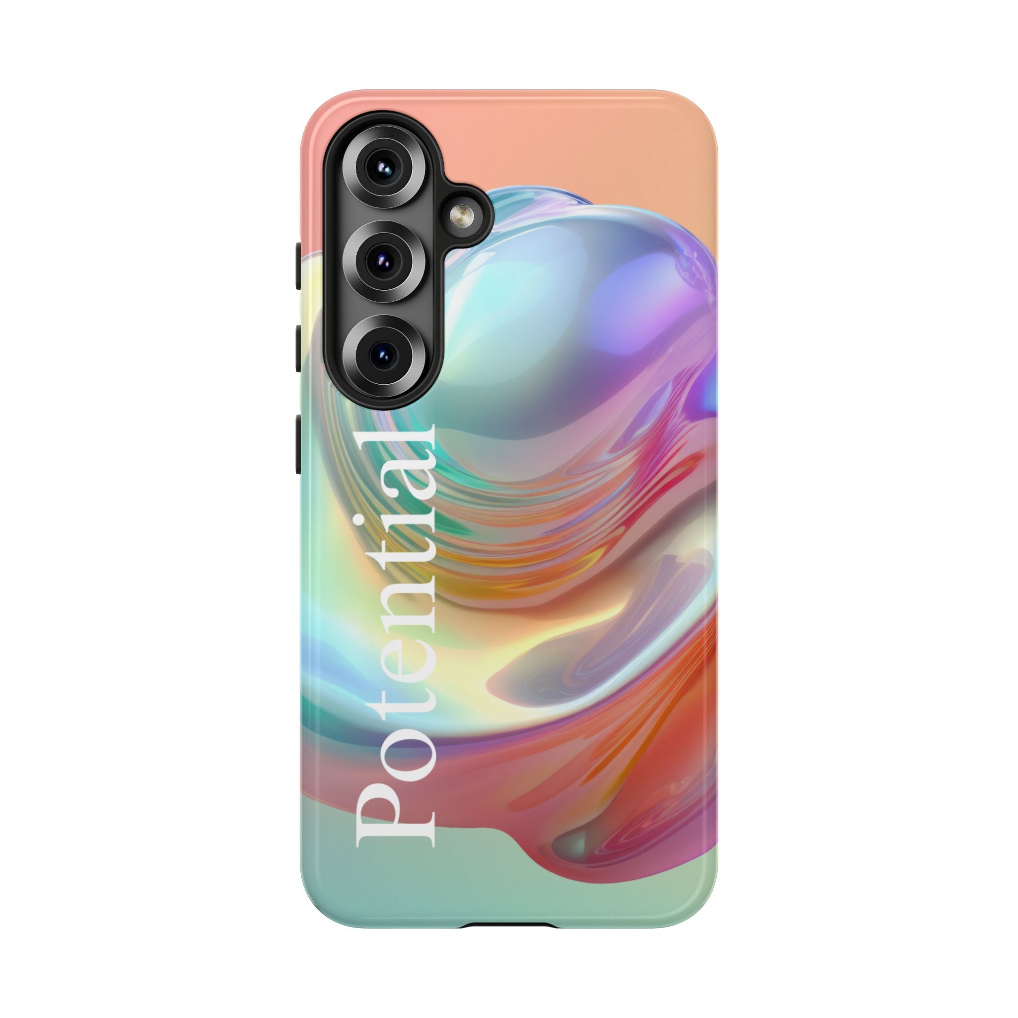 Colorful Phone Tough Case - "Potential" Metamorph Design