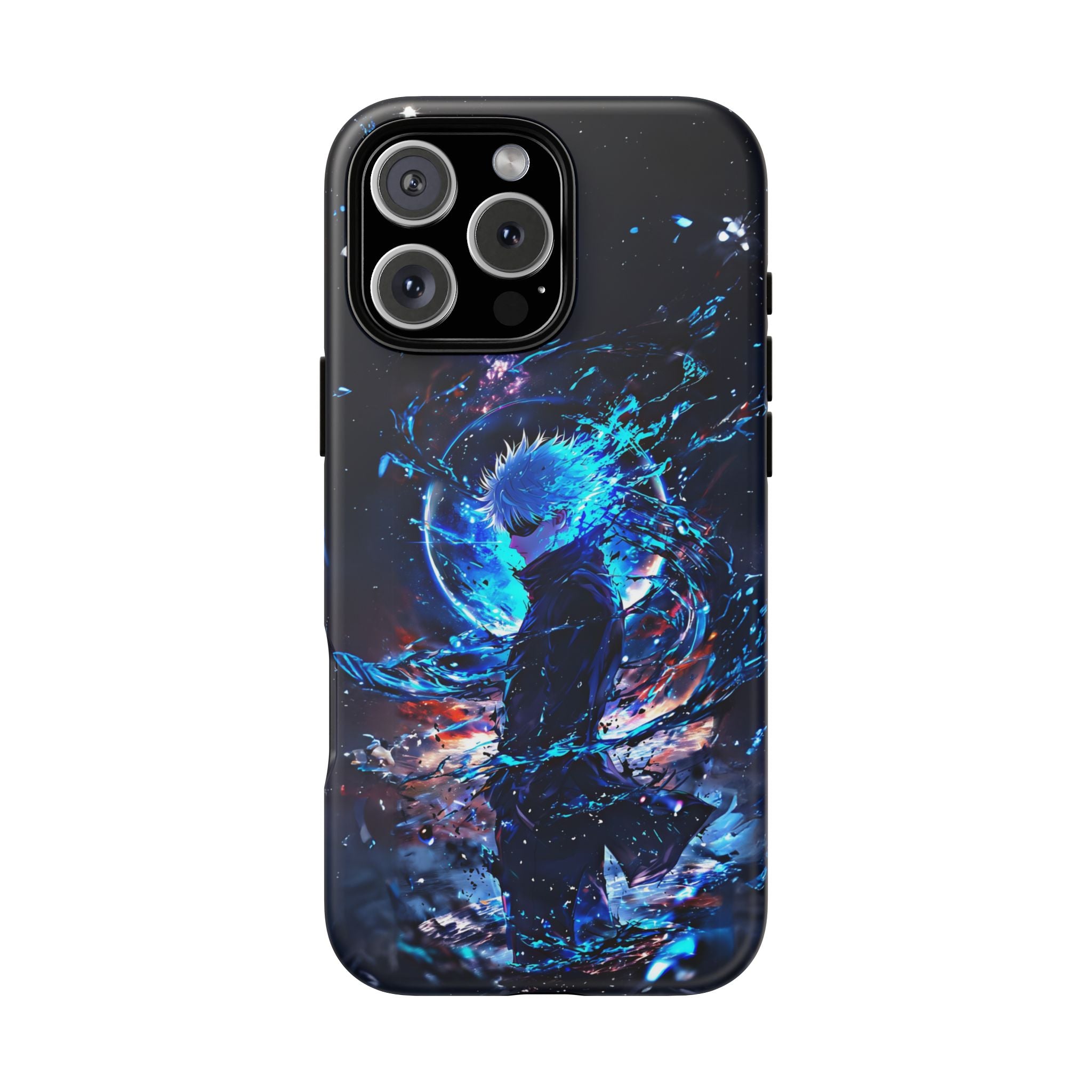 Anime Tough Phone Case – Gojou Satoru Design for iPhone, Samsung, and Google Pixel