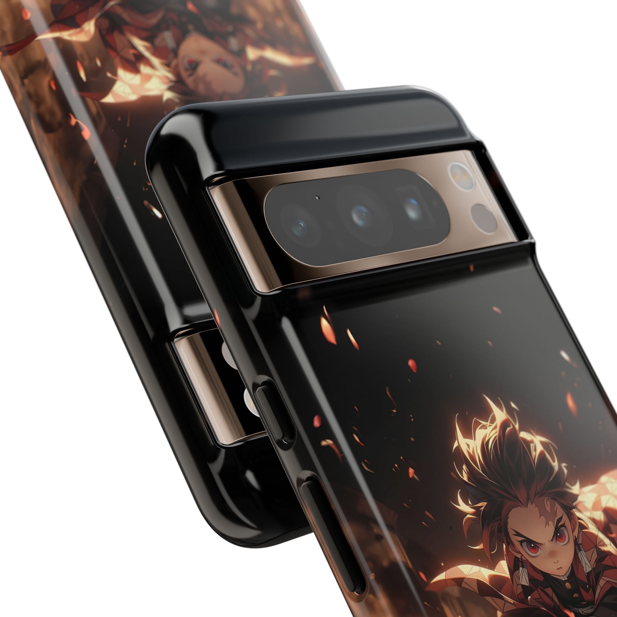 Tough Phone Case – Chibi Tanjiro Kamado Anime Protective Case for iPhone & Samsung