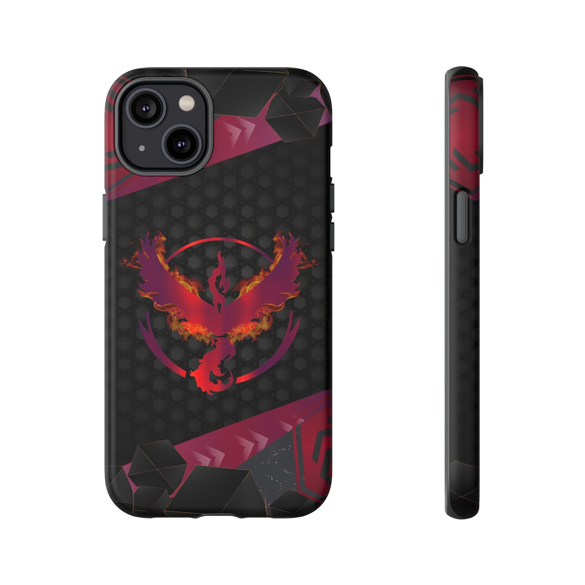 Pokémon Phone Case – Team Valor Tough & Rugged Dual-Layer Protection for iPhone, Samsung, Pixel | Wireless Charging Ready