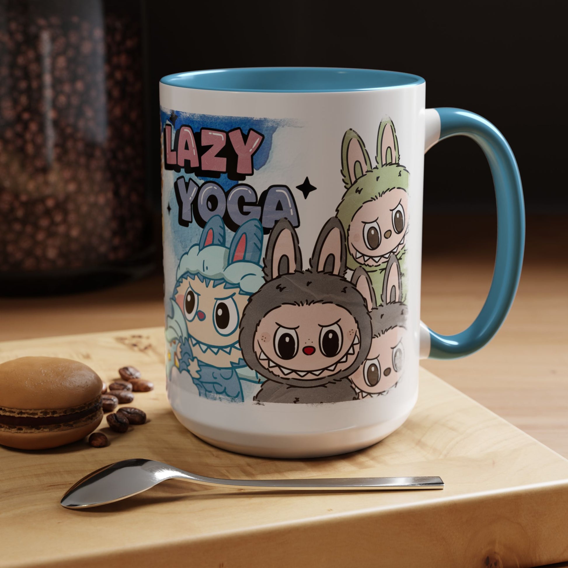 Mug Lazy Yoga Monsters Coffee Mug - Fun Accent Mug for Yoga Lovers
