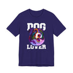 T-Shirt Unisex Dog Lover Shirt | Graphic T-Shirt with Dog Design and 'Dog Lover' Text