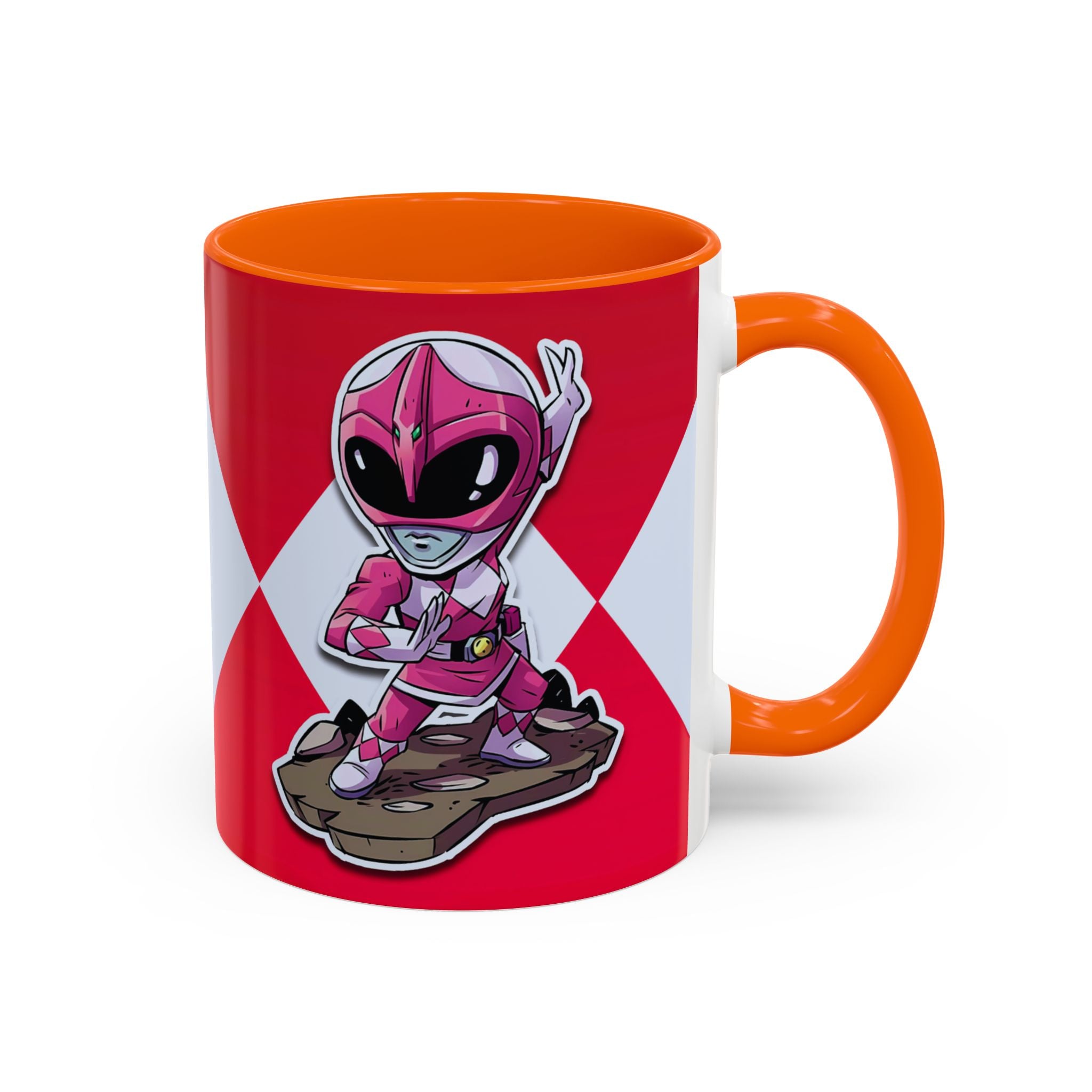 Mighty Morphin Power Rangers Pink Ranger Ceramic Mug - 11oz & 15oz Coffee Mug - Accent Mug for Pop Culture Fans