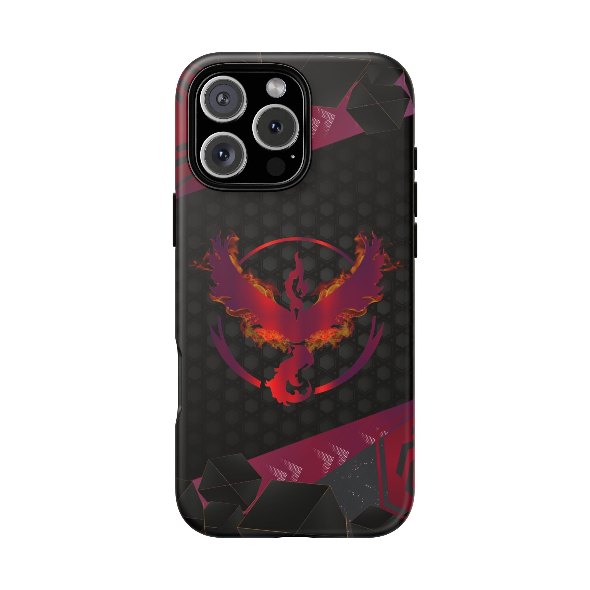 Pokémon Phone Case – Team Valor Tough & Rugged Dual-Layer Protection for iPhone, Samsung, Pixel | Wireless Charging Ready