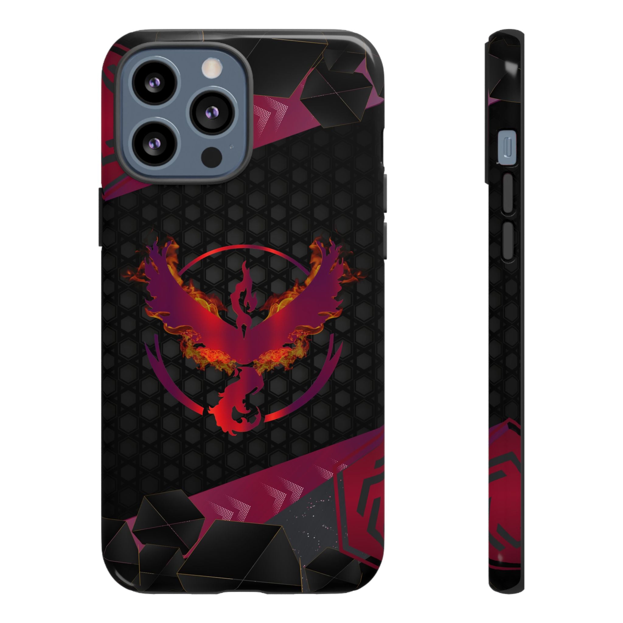 Pokémon Phone Case – Team Valor Tough & Rugged Dual-Layer Protection for iPhone, Samsung, Pixel | Wireless Charging Ready
