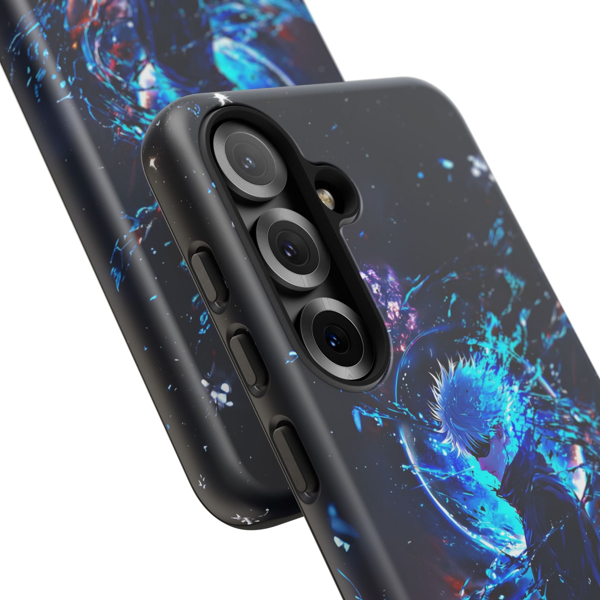 Anime Tough Phone Case – Gojou Satoru Design for iPhone, Samsung, and Google Pixel