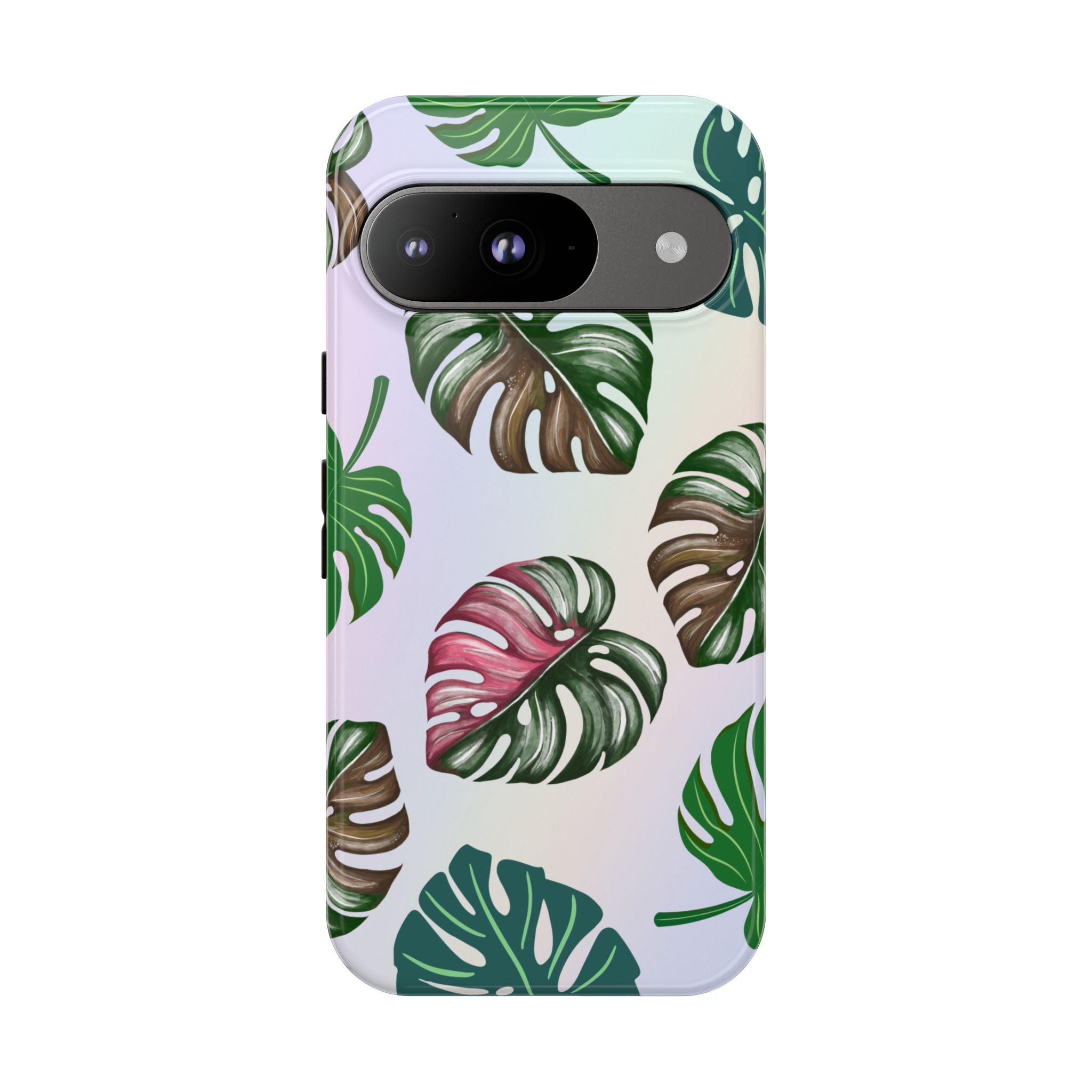 Tough Cases - Monstera Leaf Themed Phone Protection for iPhone, Samsung, and Google Pixel (Matte/Glossy)
