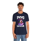 T-Shirt Unisex Dog Lover Shirt | Graphic T-Shirt with Dog Design and 'Dog Lover' Text