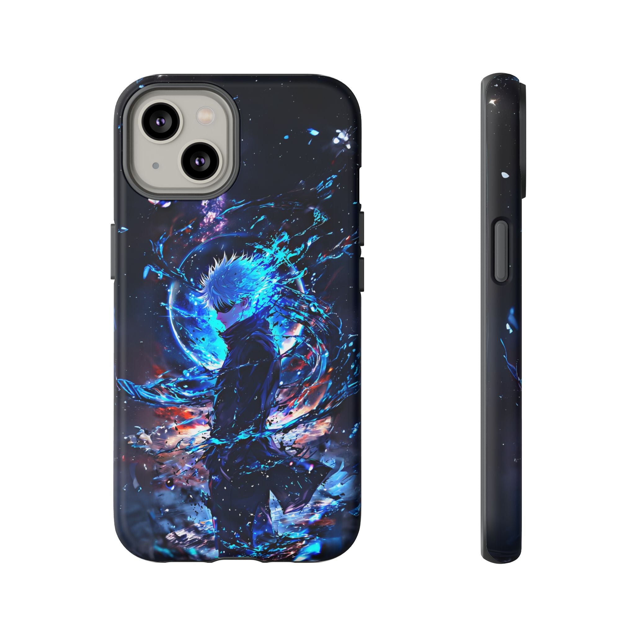 Anime Tough Phone Case – Gojou Satoru Design for iPhone, Samsung, and Google Pixel