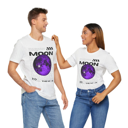 T-Shirt Unisex Moon-Themed T-Shirt | Casual Short Sleeve Tee | Astronaut Lover Gift