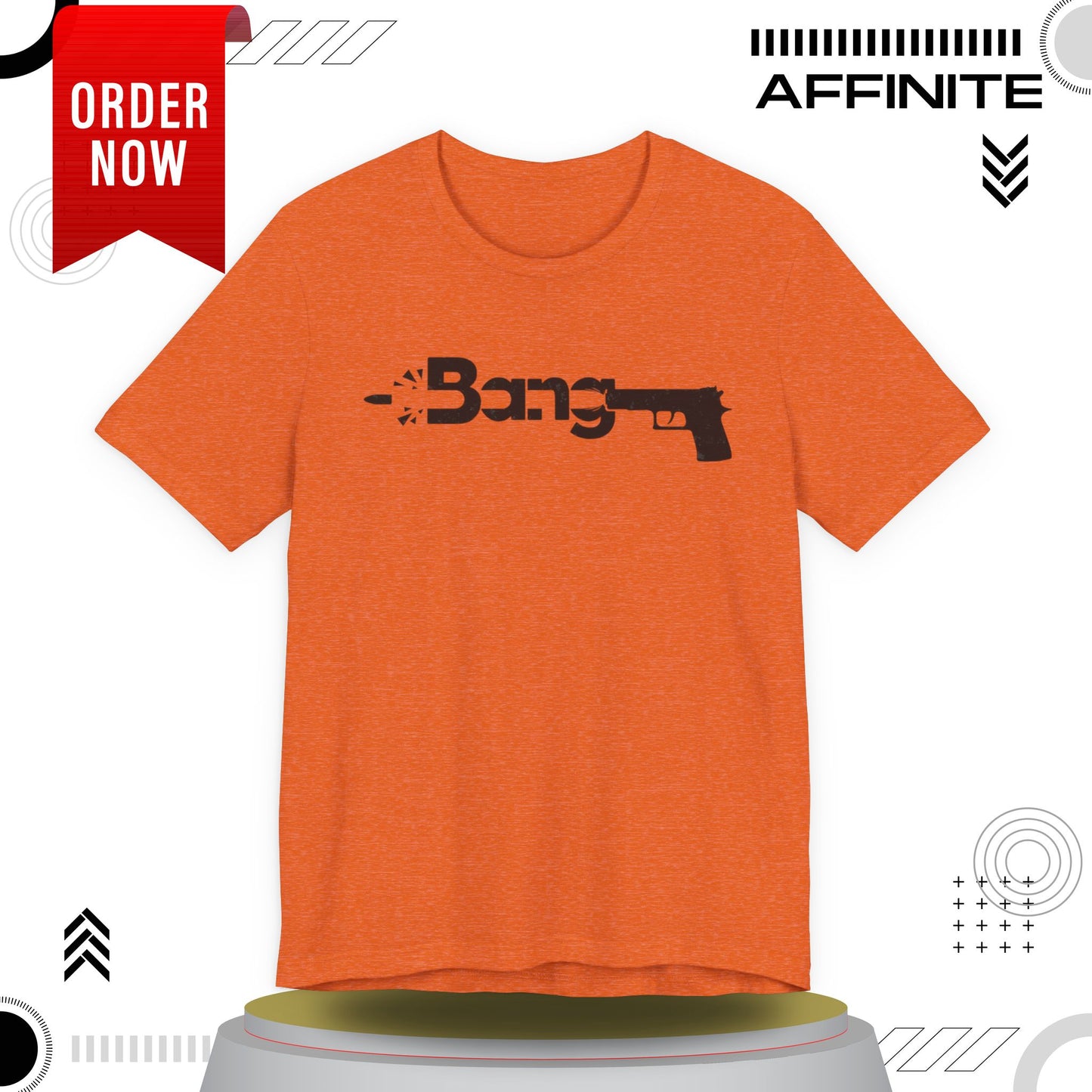 T-Shirt Bang Graphic Unisex Jersey Short Sleeve Tee - Casual Streetwear T-Shirt