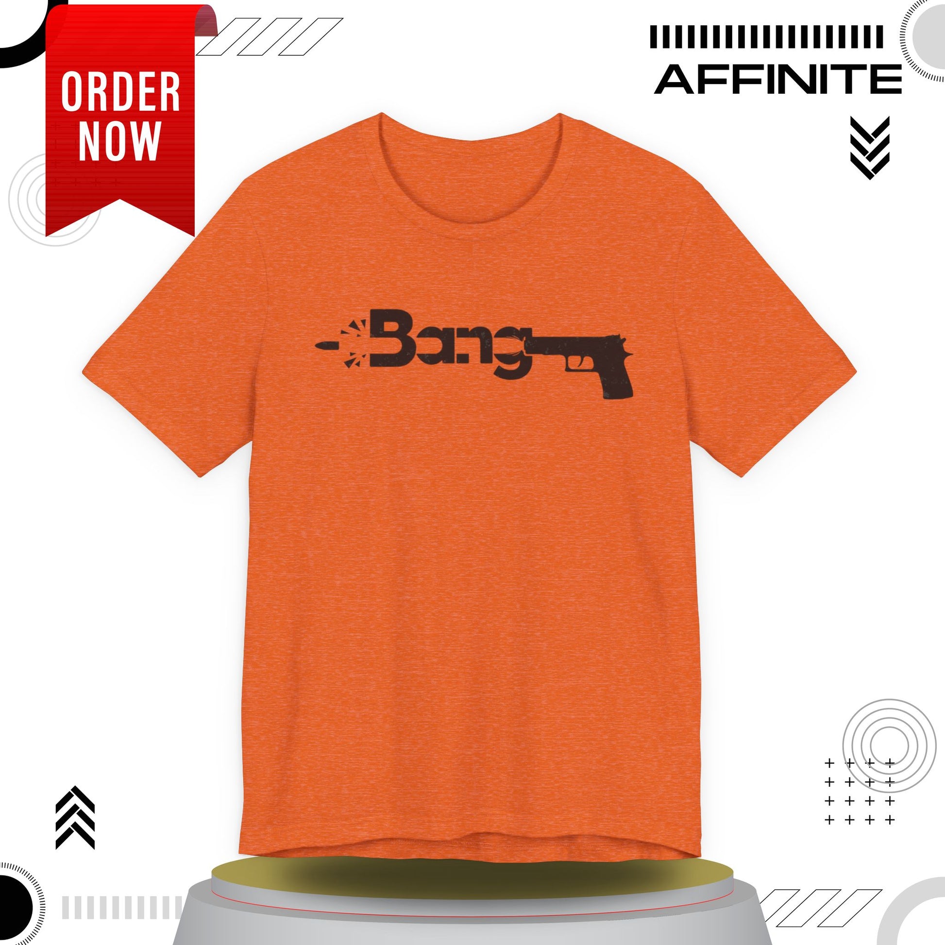 T-Shirt Bang Graphic Unisex Jersey Short Sleeve Tee - Casual Streetwear T-Shirt