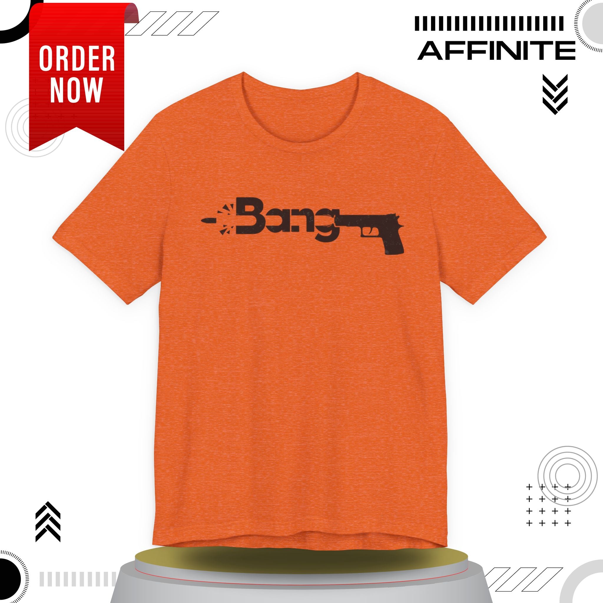 T-Shirt Bang Graphic Unisex Jersey Short Sleeve Tee - Casual Streetwear T-Shirt