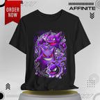 T-Shirt Ghostly Kanto Vibes Unisex Jersey Short Sleeve Tee - Spooky Design
