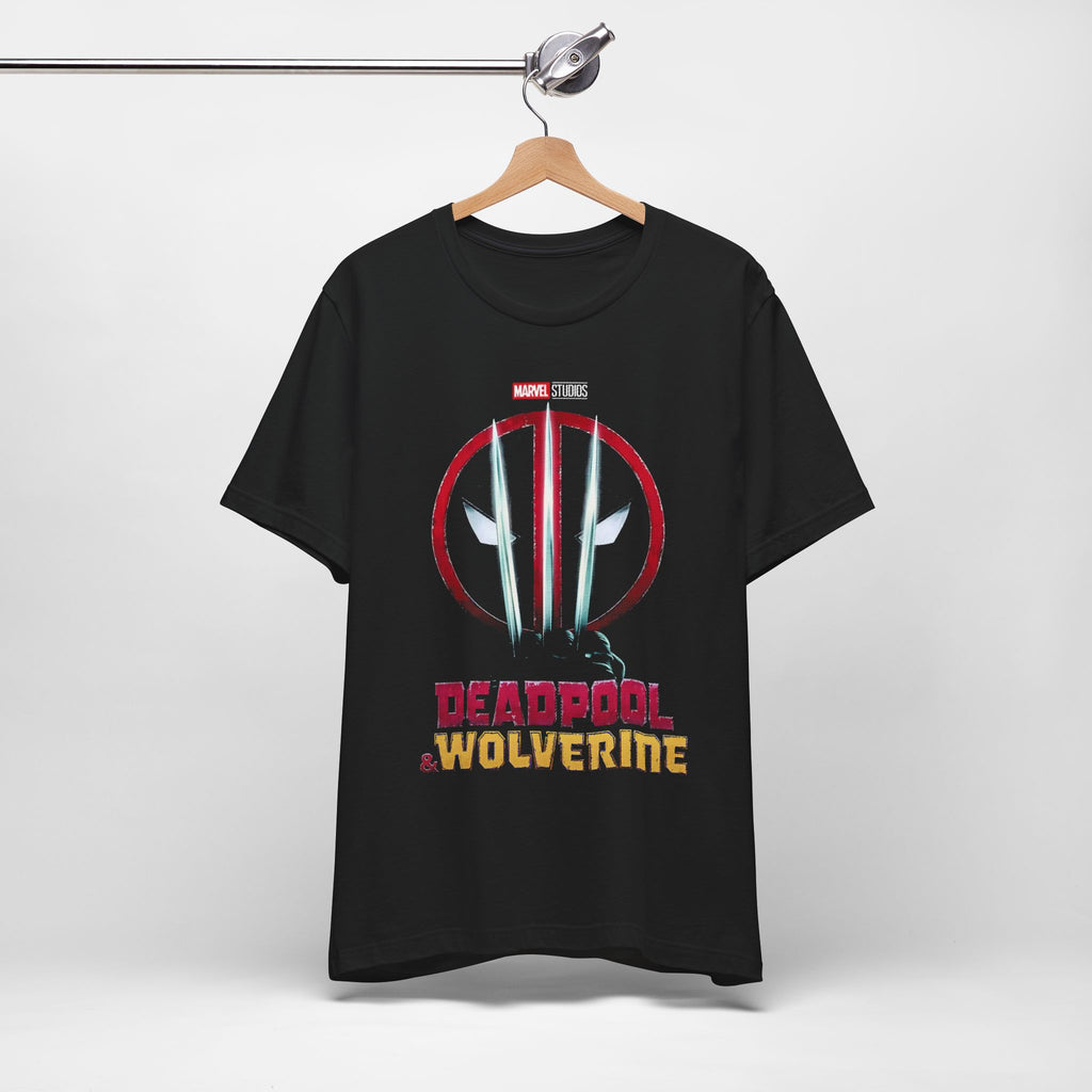 Deadpool and Wolverine T-Shirt – Marvel Graphic Tee for Comic Fans | Unisex Cotton Jersey
