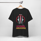 Deadpool and Wolverine T-Shirt – Marvel Graphic Tee for Comic Fans | Unisex Cotton Jersey
