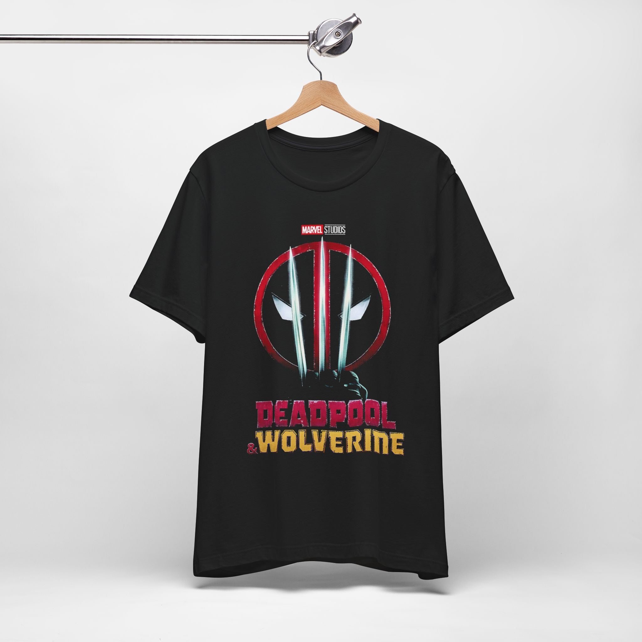 Deadpool and Wolverine T-Shirt – Marvel Graphic Tee for Comic Fans | Unisex Cotton Jersey