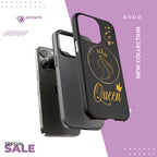 Tough Case Queen Phone Case – Matte & Glossy Crown Design for iPhone, Samsung & Pixel