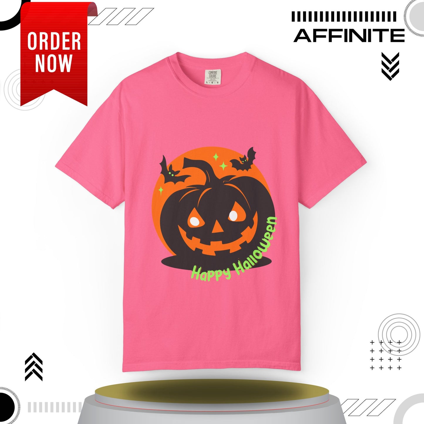 T-Shirt Mens Halloween T Shirts - Wickedly Soft Garment-Dyed Tee Crunchberry