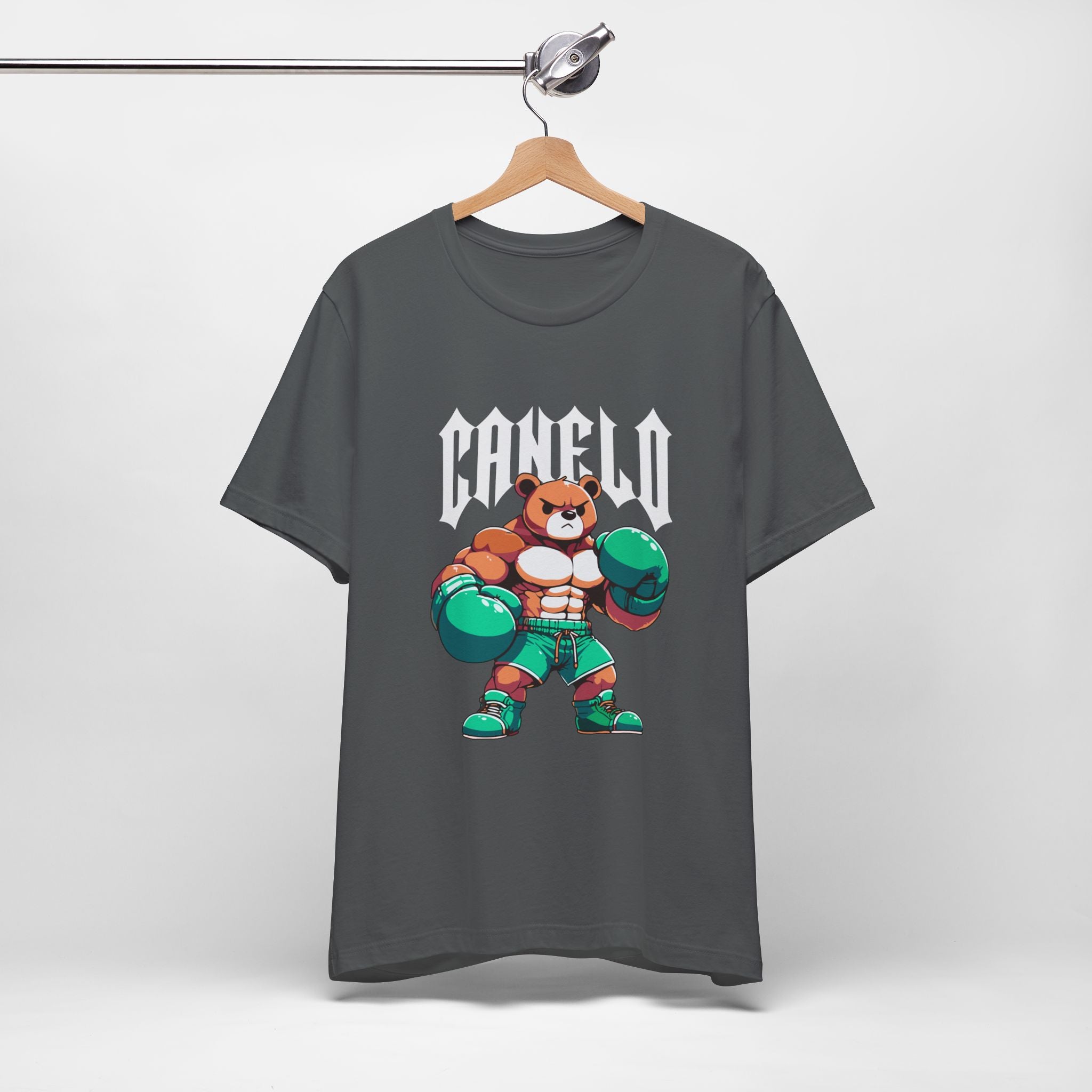 Boxing Bear T-Shirt - Unisex Jersey Short Sleeve Tee Inspired by Canelo