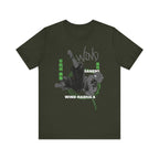 T-Shirt Sanemi Wind Hashira Shirt - Official Demon Slayer Merch (Unisex Anime Tee) Dark Olive