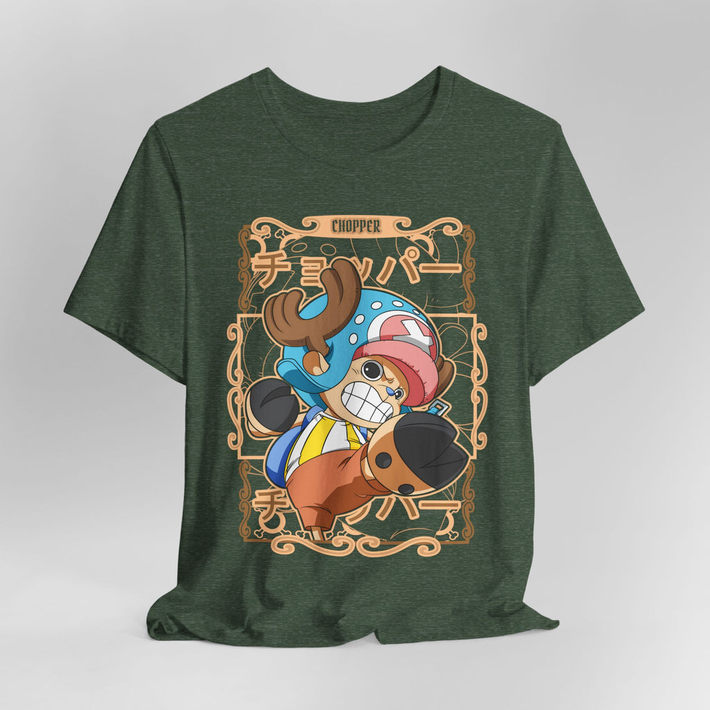 Anime-Inspired Unisex Short Sleeve Tee - 100% Cotton Chopper T-Shirt by Bella+Canvas