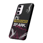 Tough Cases - Freedom's Spark Motivationsl Themed Phone Protection for iPhone, Samsung, and Google Pixel (Matte/Glossy)