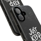 Tough Cases - Keep Moving Forward Quote Themed Phone Protection for iPhone, Samsung, and Google Pixel (Matte/Glossy)