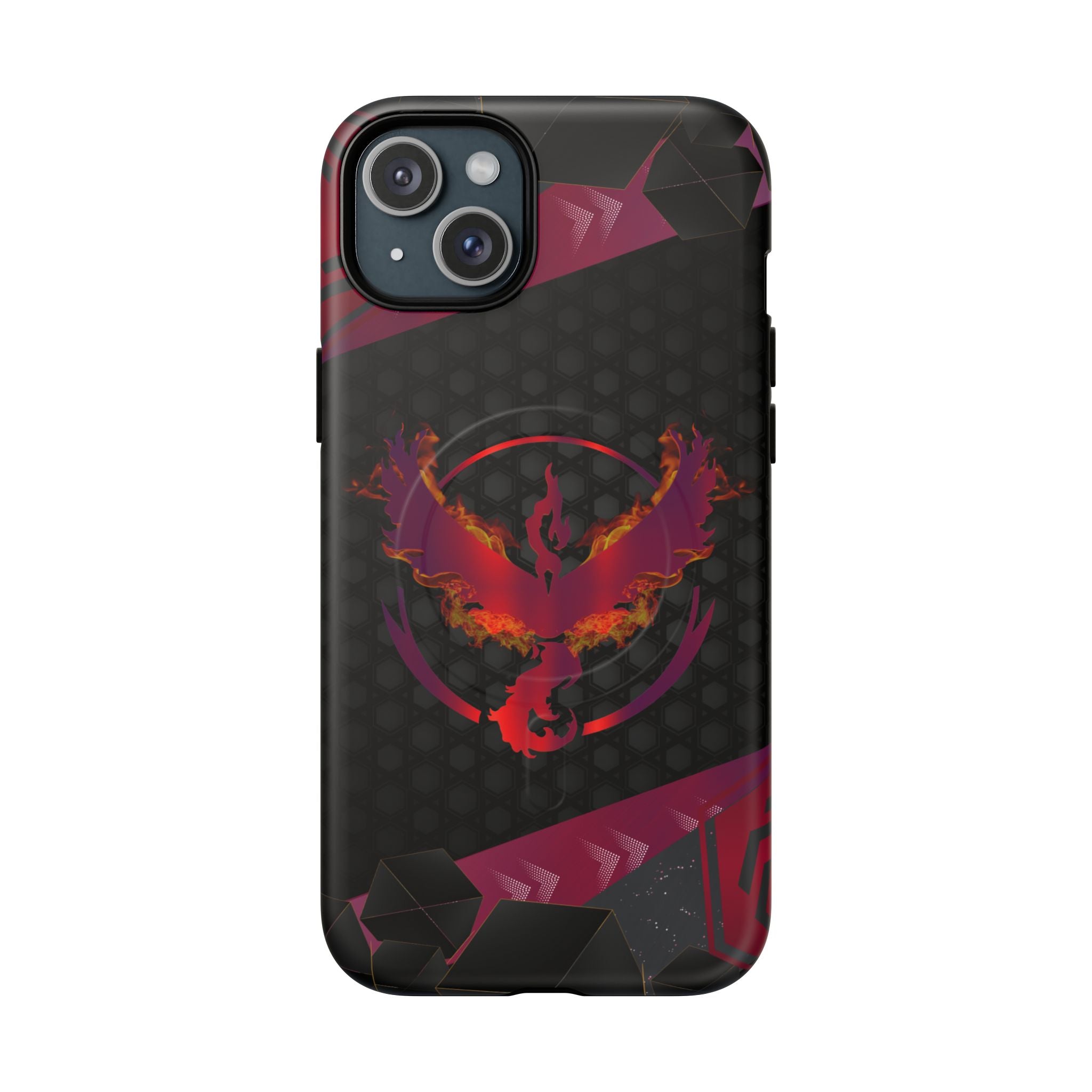 Pokémon Phone Case – Team Valor Tough MagSafe for iPhone 15, 16, 17 | Dual-Layer Armor + Magnetic Charging
