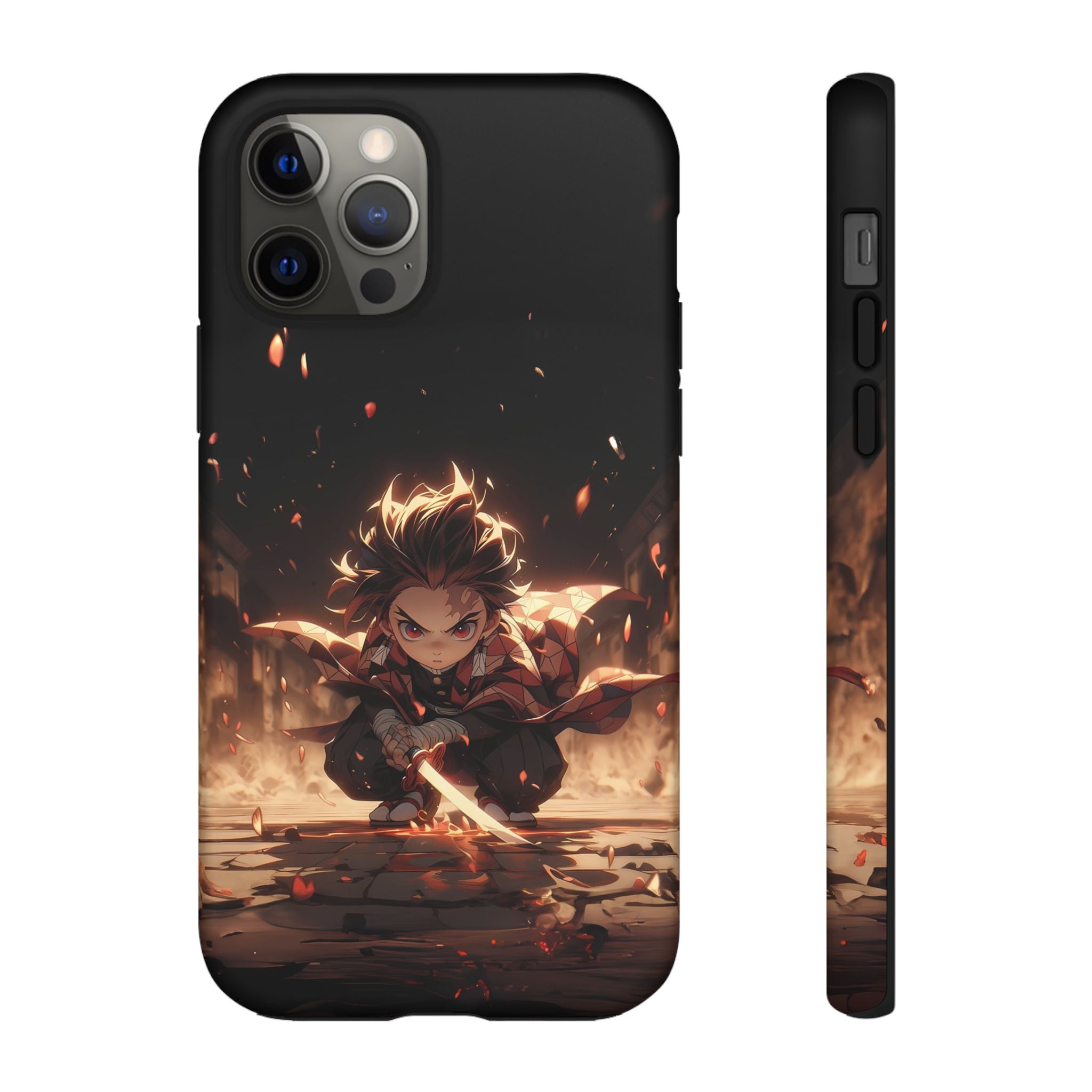 Tough Phone Case – Chibi Tanjiro Kamado Anime Protective Case for iPhone & Samsung