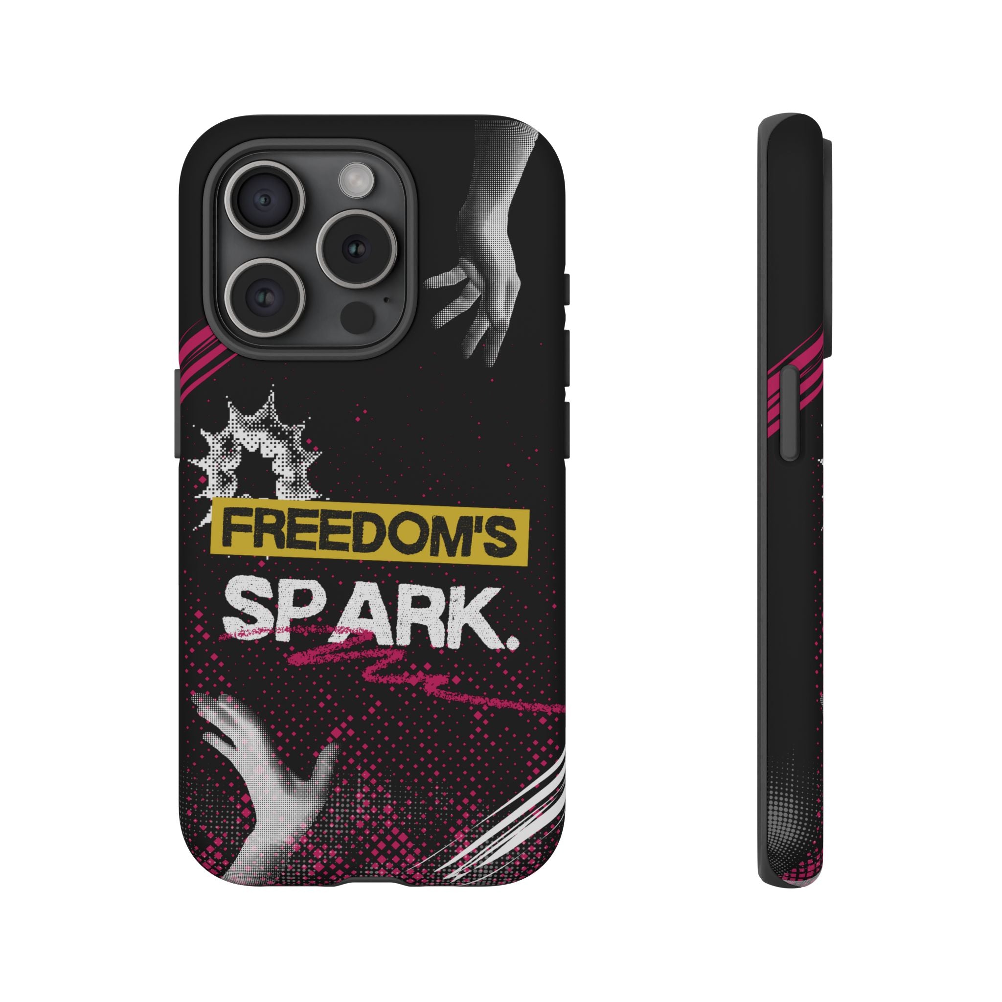 Tough Cases - Freedom's Spark Motivationsl Themed Phone Protection for iPhone, Samsung, and Google Pixel (Matte/Glossy)