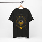 T-Shirt Scorpion Fire Ninja Graphic T-Shirt – Black & Yellow Gamer Tee Black Heather