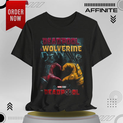 T-Shirt Deadpool Wolverine T-Shirt | Marvel Unisex Graphic Tee | Perfect Gift for Fans