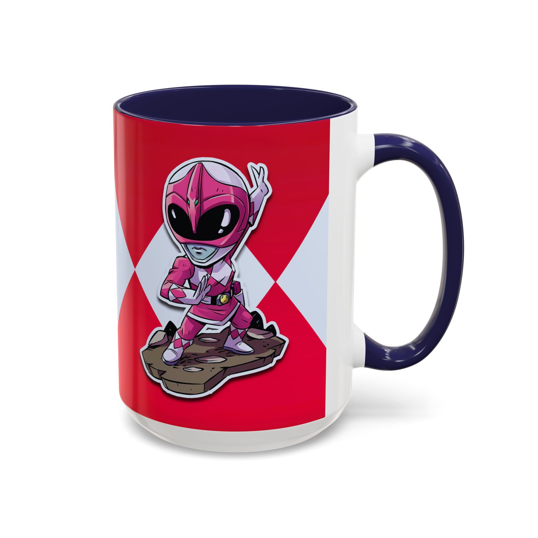 Mighty Morphin Power Rangers Pink Ranger Ceramic Mug - 11oz & 15oz Coffee Mug - Accent Mug for Pop Culture Fans