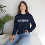 Graphic Crewneck Sweatshirt - Heavy Blend Unisex Crime Design