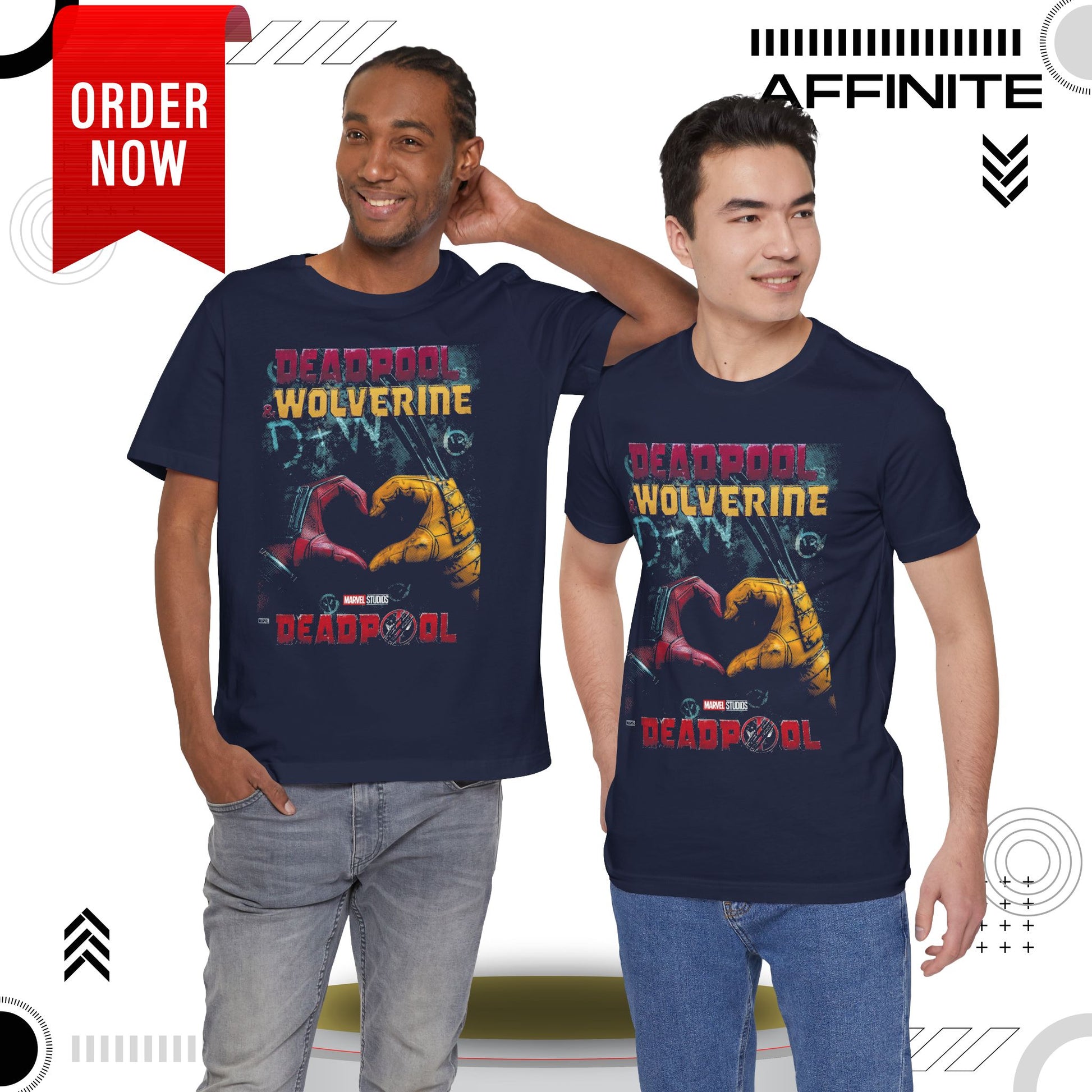 T-Shirt Deadpool Wolverine T-Shirt | Marvel Unisex Graphic Tee | Perfect Gift for Fans