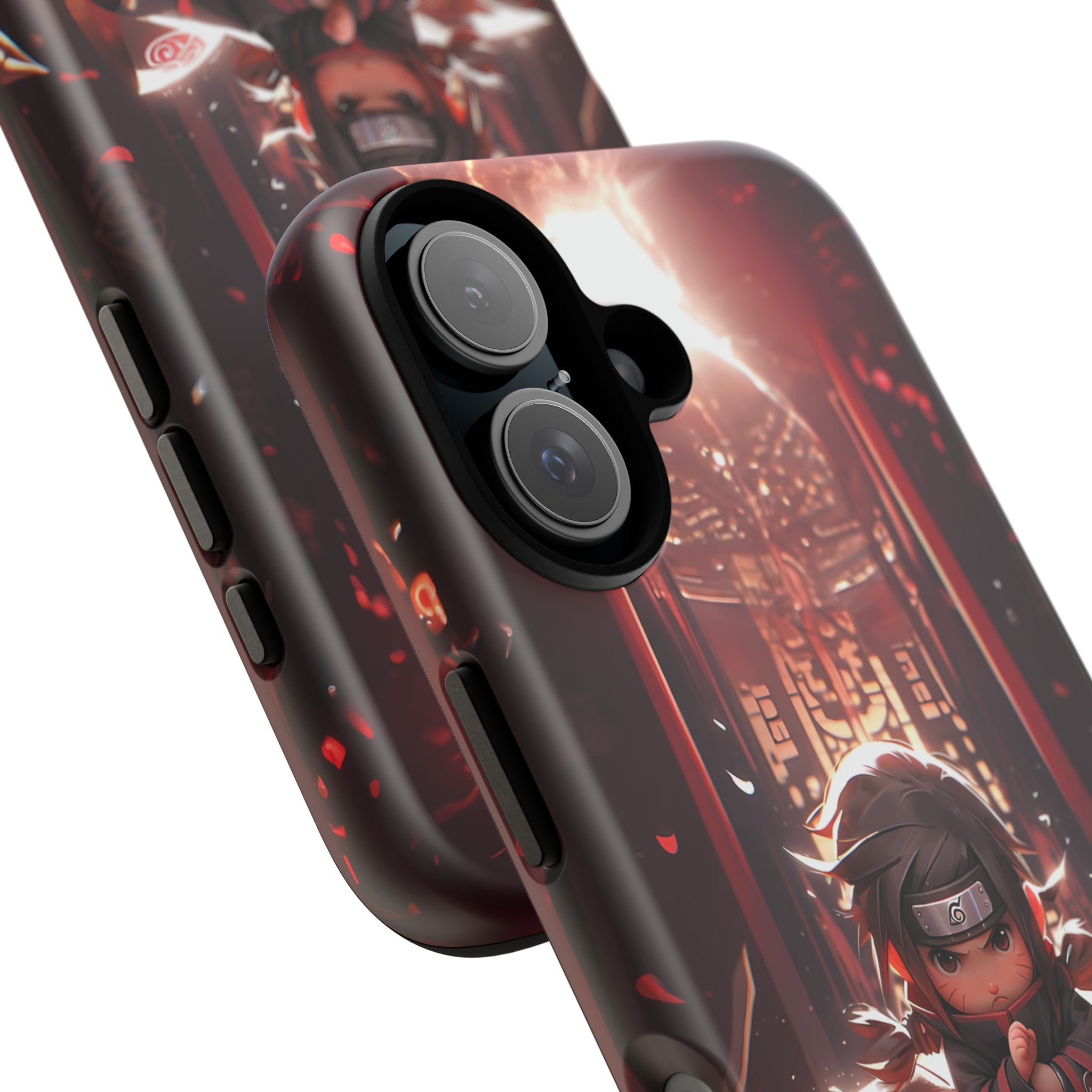 Chibi Itachi Tough Phone Case – Anime Protective Case for iPhone & Samsung, UV Resistant, Durable & Stylish