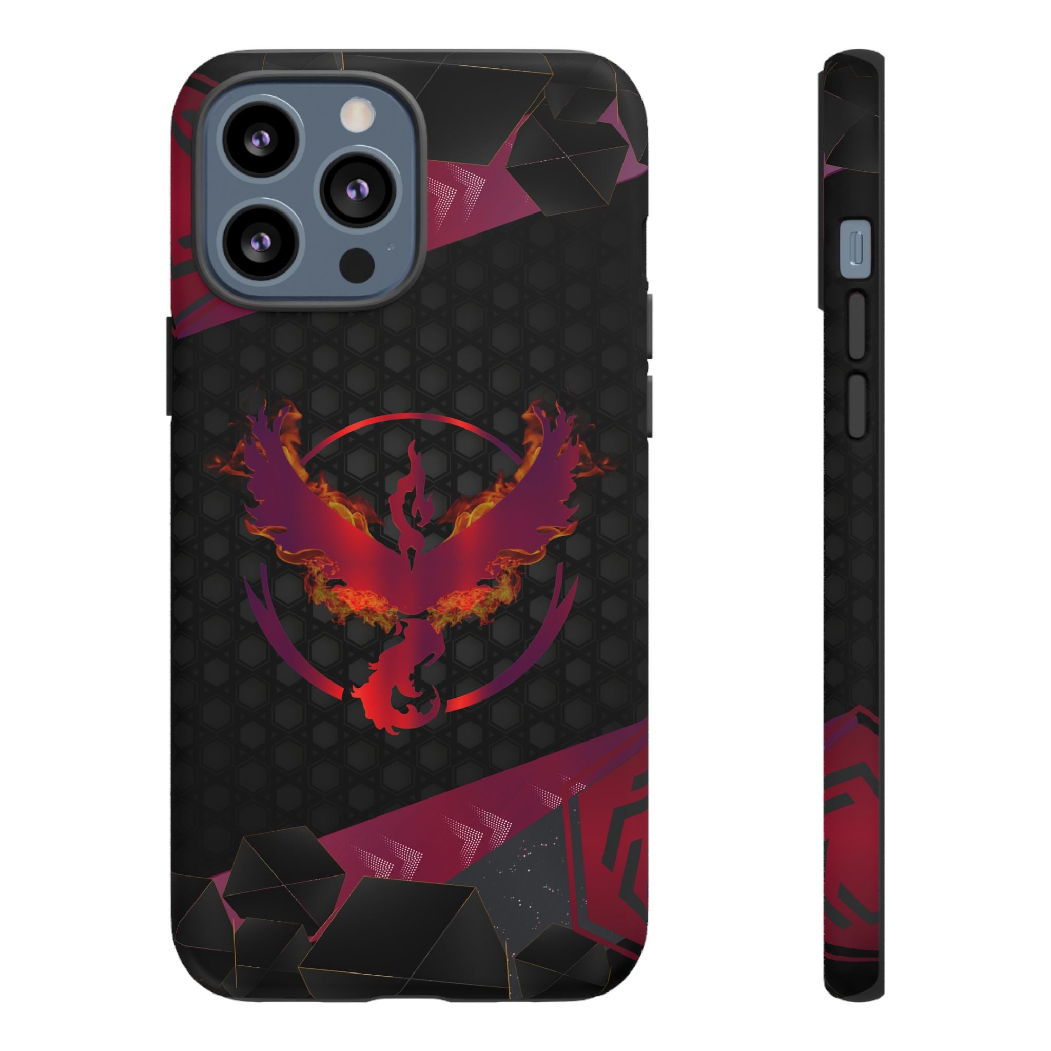 Pokémon Phone Case – Team Valor Tough & Rugged Dual-Layer Protection for iPhone, Samsung, Pixel | Wireless Charging Ready