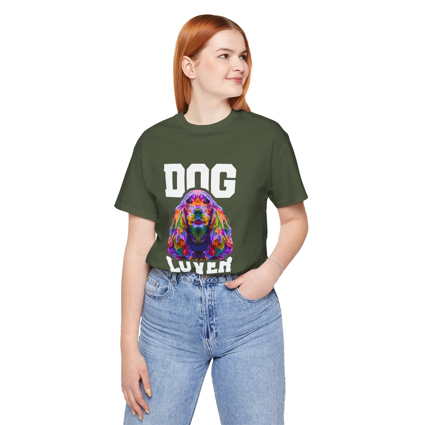 T-Shirt Dog Lover Graphic Tee | Unisex Short Sleeve T-Shirt for Dog Enthusiasts