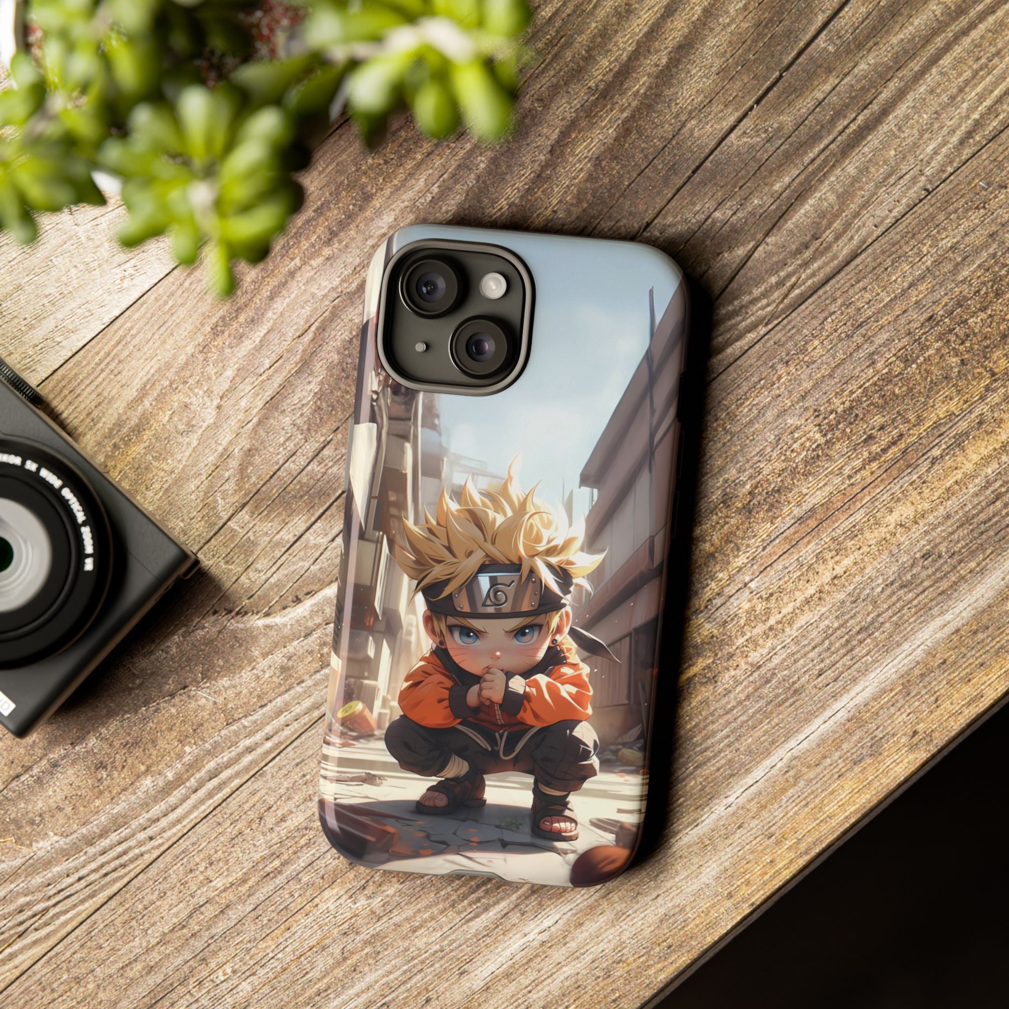Chibi Naruto Tough Phone Case – Anime Protective Case for iPhone & Samsung, UV Resistant, Durable & Stylish