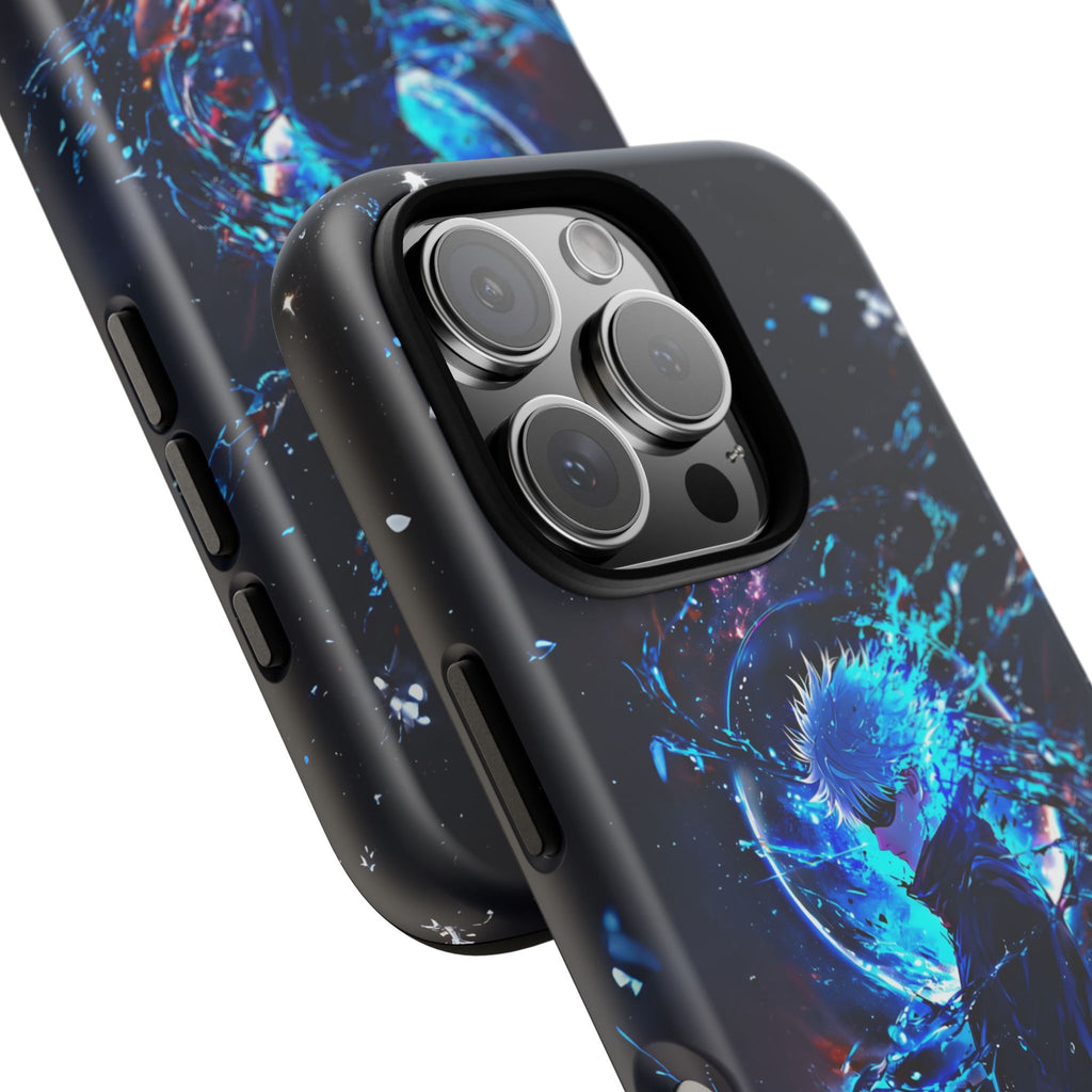 Anime Tough Phone Case – Gojou Satoru Design for iPhone, Samsung, and Google Pixel