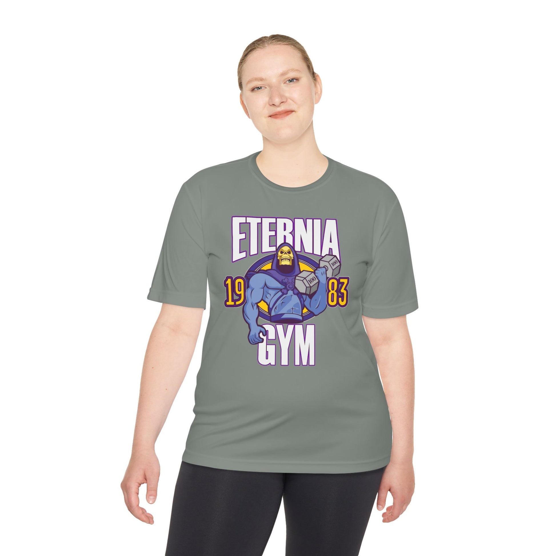 T-Shirt Eternia Gym Unisex Moisture Wicking Tee - Vintage Muscle Workout Shirt