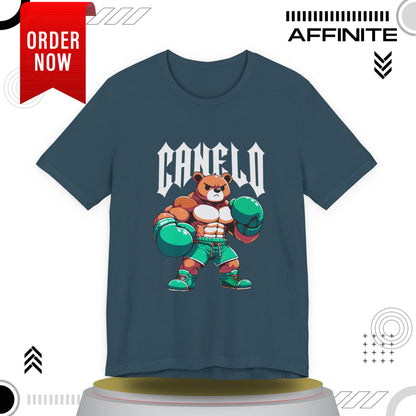 T-Shirt Boxing Bear T-Shirt - Unisex Jersey Short Sleeve Tee Inspired by Canelo