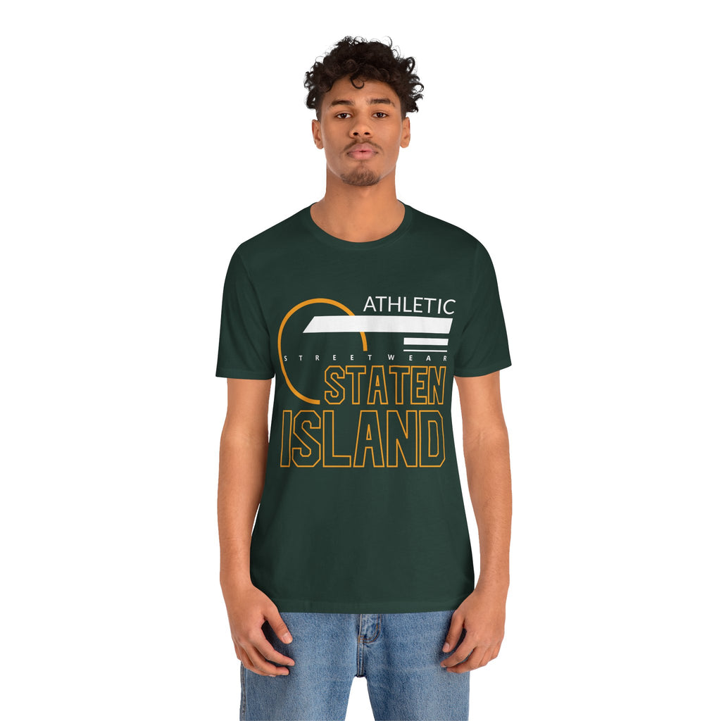 T-Shirt Unisex T Shirt - Athletic Staten Island Tee | Casual Comfort Fit | Affinite