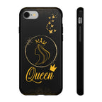 Tough Case Queen Phone Case – Matte & Glossy Crown Design for iPhone, Samsung & Pixel iPhone 8 Glossy