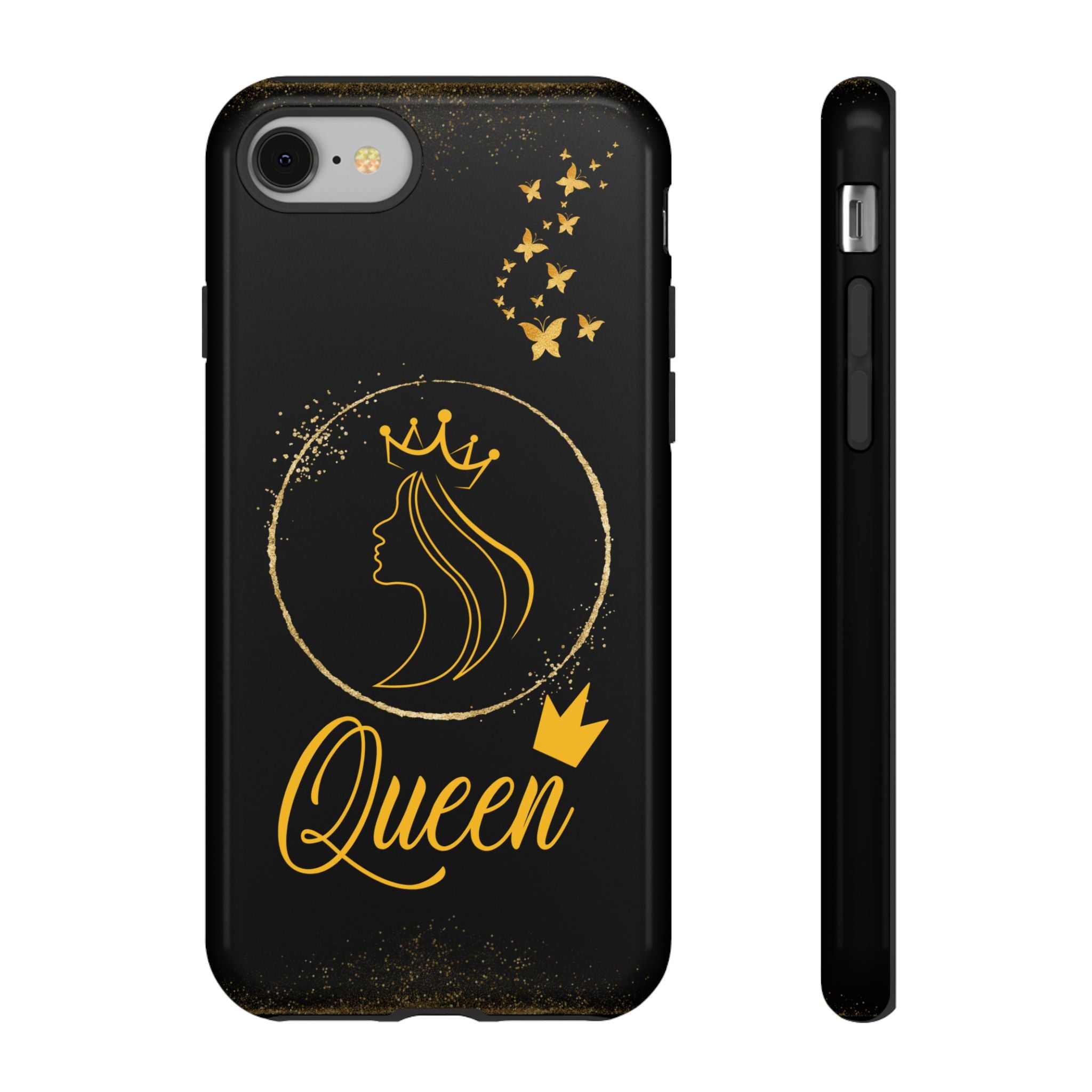 Tough Case Queen Phone Case – Matte & Glossy Crown Design for iPhone, Samsung & Pixel iPhone 8 Glossy