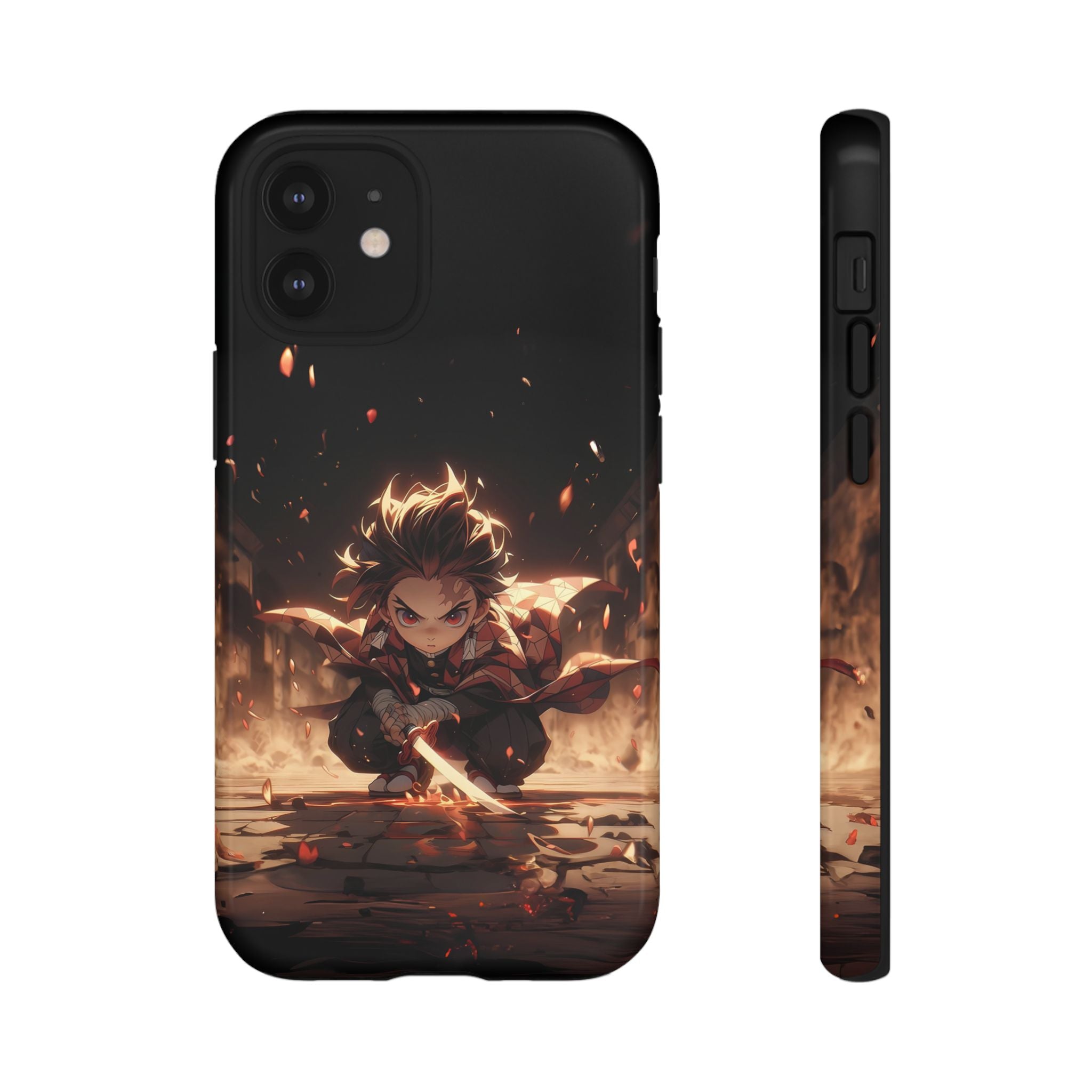 Tough Phone Case – Chibi Tanjiro Kamado Anime Protective Case for iPhone & Samsung