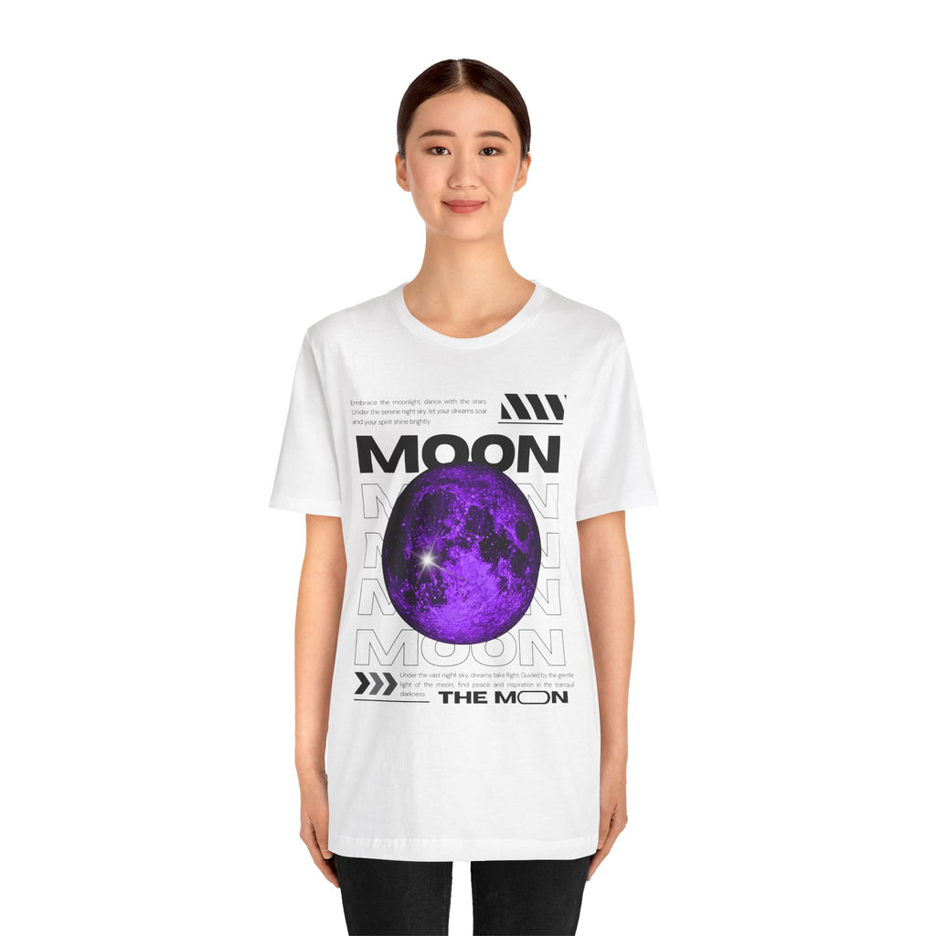 T-Shirt Unisex Moon-Themed T-Shirt | Casual Short Sleeve Tee | Astronaut Lover Gift