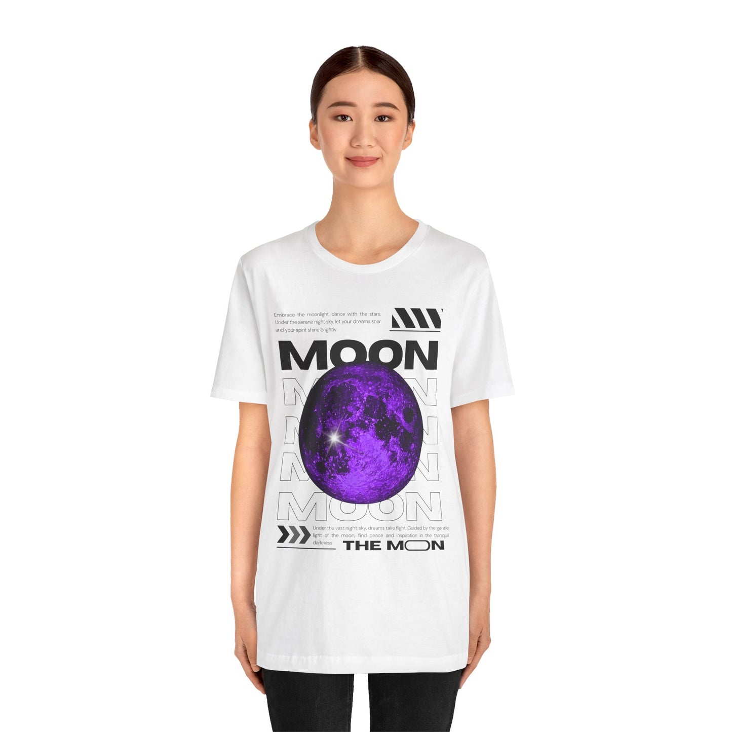 T-Shirt Unisex Moon-Themed T-Shirt | Casual Short Sleeve Tee | Astronaut Lover Gift