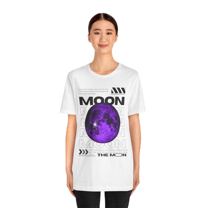 T-Shirt Unisex Moon-Themed T-Shirt | Casual Short Sleeve Tee | Astronaut Lover Gift